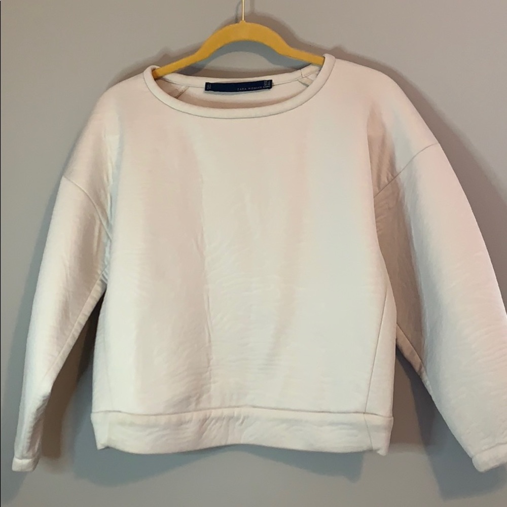 Zara Quilted Zebra Patterned Top